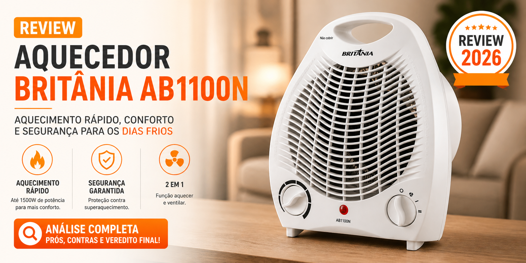 Britânia AB1100N: vale a pena comprar? Review completo 2026