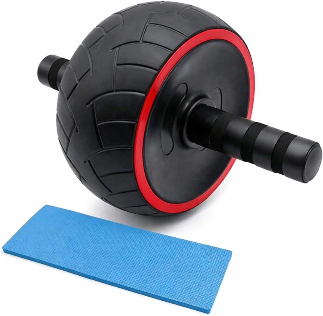 Roda Abdominal com alças e joelheira fundo branco